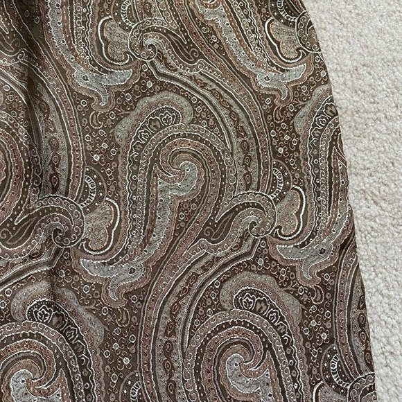 The Limited 8 Patterned Accented Hem Lined Skirt Acetate - Picture 7 of 12